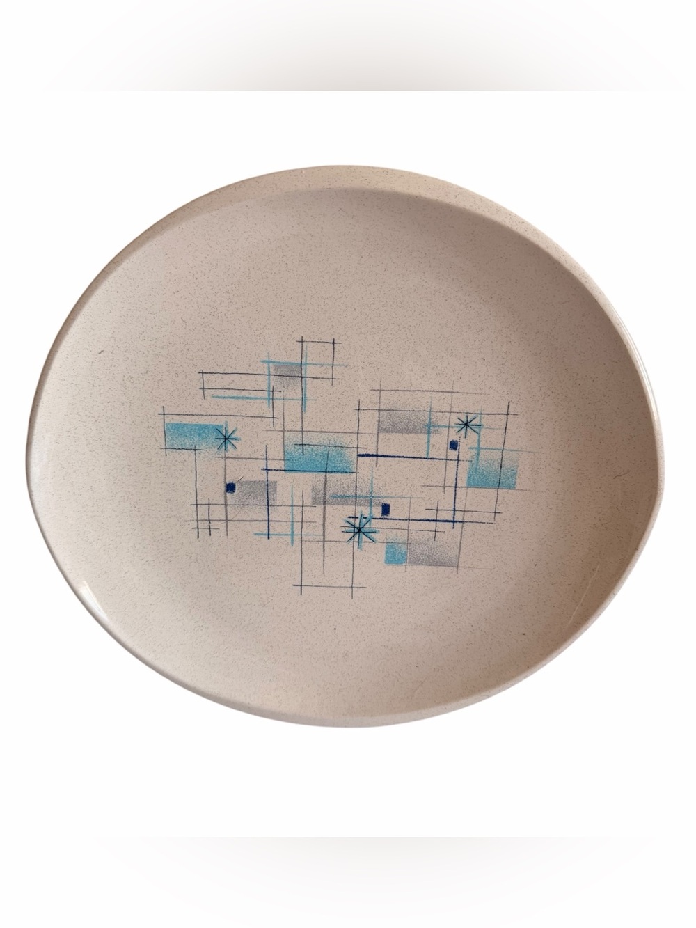 Vintage Franciscan Oasis Starburst MCM Platter Plate
